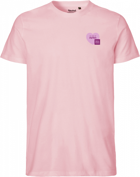 Neutral - Organic Fit Cotton T-Shirt - Cerise